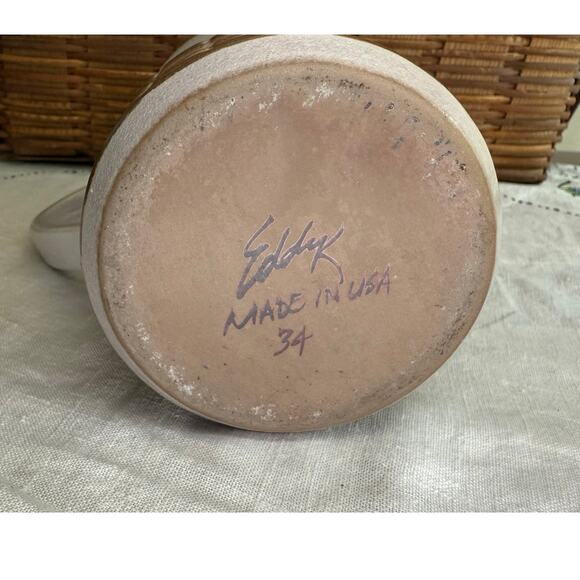 Vintage Studio Pottery by Eddy K (Eddy Kourishima) Dall Sheep Coffee Tea Pot USA - Picture 10 of 14